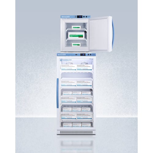 Summit Healthcare Refrigerator Accucold ARG8PV-AFZ1PVSTACK 24" Wide Performance Series All-Refrigerator/All-Freezer Combination