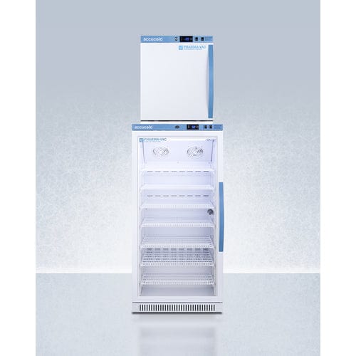 Summit Healthcare Refrigerator Accucold ARG8PV-AFZ1PVSTACKLHD 24" Wide Performance Series All-Refrigerator/All-Freezer Combination