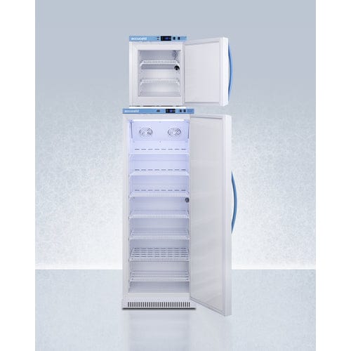 Summit Healthcare Refrigerator Accucold ARS12PV-AFZ1PVSTACK 24" Wide Performance Series All-Refrigerator/All-Freezer Combination