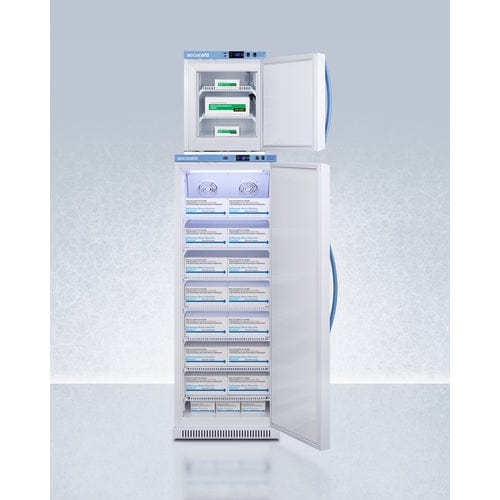 Summit Healthcare Refrigerator Accucold ARS12PV-AFZ1PVSTACK 24" Wide Performance Series All-Refrigerator/All-Freezer Combination
