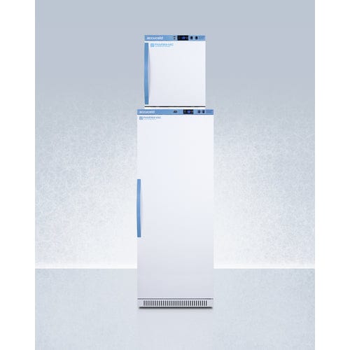 Summit Healthcare Refrigerator Accucold ARS12PV-AFZ1PVSTACK 24" Wide Performance Series All-Refrigerator/All-Freezer Combination