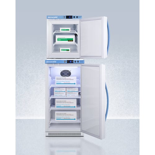 Summit Healthcare Refrigerator Accucold ARS32PVBIADA-AFZ1PVSTACK 20&quot; Wide Performance Series All-Refrigerator/All-Freezer Combination