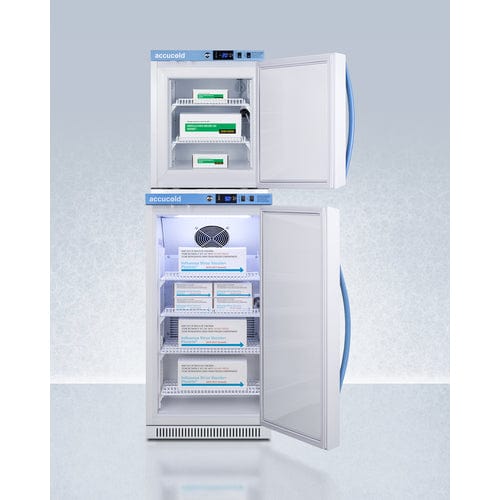 Summit Healthcare Refrigerator Accucold ARS32PVBIADA-AFZ1PVSTACK 20" Wide Performance Series All-Refrigerator/All-Freezer Combination