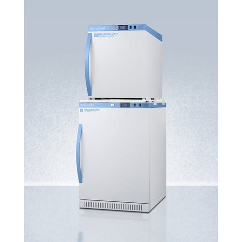 Summit Healthcare Refrigerator Accucold ARS6PV-AFZ1PVSTACK 24" Wide Performance Series All-Refrigerator/All-Freezer Combination
