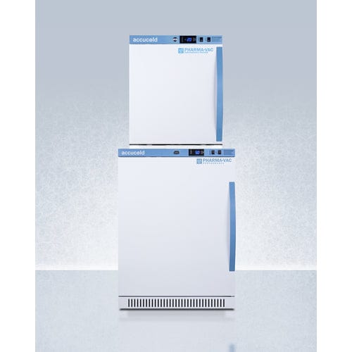 Summit Healthcare Refrigerator Accucold ARS6PV-AFZ1PVSTACKLHD 24" Wide Performance Series All-Refrigerator/All-Freezer Combination