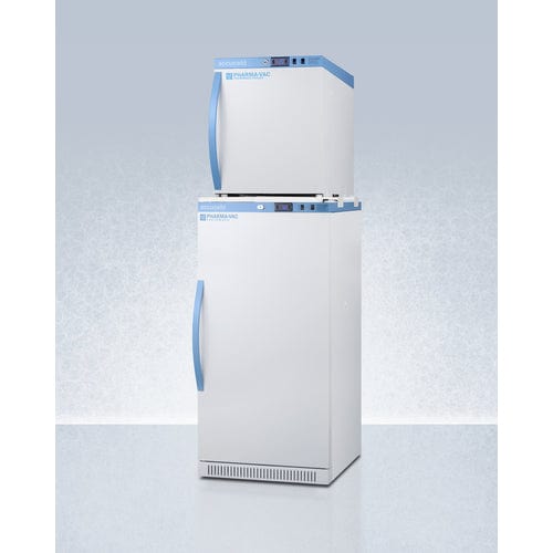 Summit Healthcare Refrigerator Accucold ARS8PV-AFZ1PVSTACK 24" Wide Performance Series All-Refrigerator/All-Freezer Combination