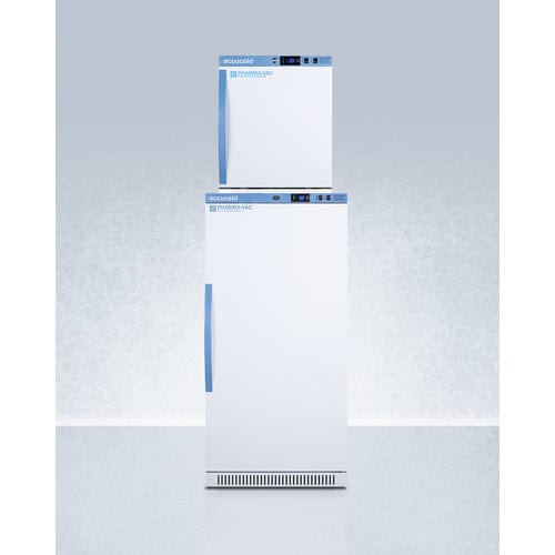 Summit Healthcare Refrigerator Accucold ARS8PV-AFZ1PVSTACK 24" Wide Performance Series All-Refrigerator/All-Freezer Combination