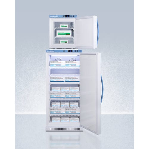 Summit Healthcare Refrigerator Accucold ARS8PV-AFZ1PVSTACK 24" Wide Performance Series All-Refrigerator/All-Freezer Combination