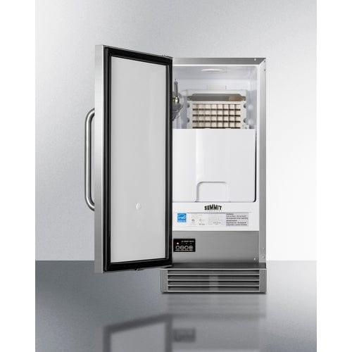 Summit Laboratory Freezers Accucold Built-In 50 lb. Clear Icemaker, ADA Compliant BIM44GCSSADA