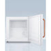 Summit Refrigerators Accucold Compact All-Freezer with Antimicrobial Pure Copper Handle FS24LTBC