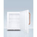 Summit Refrigerators Accucold Compact All-Freezer with Antimicrobial Pure Copper Handle FS30LTBC
