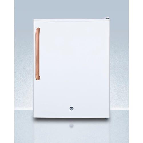 Summit Refrigerators Accucold Compact All-Freezer with Antimicrobial Pure Copper Handle FS30LTBC