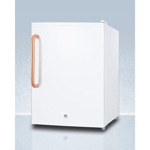 Summit Refrigerators Accucold Compact All-Freezer with Antimicrobial Pure Copper Handle FS30LTBC