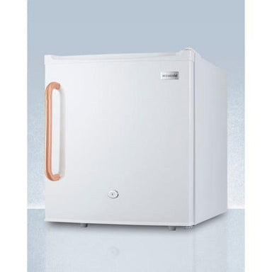 Summit Refrigerators Accucold Compact All-Refrigerator with Antimicrobial Pure Copper Handle FFAR23LTBC