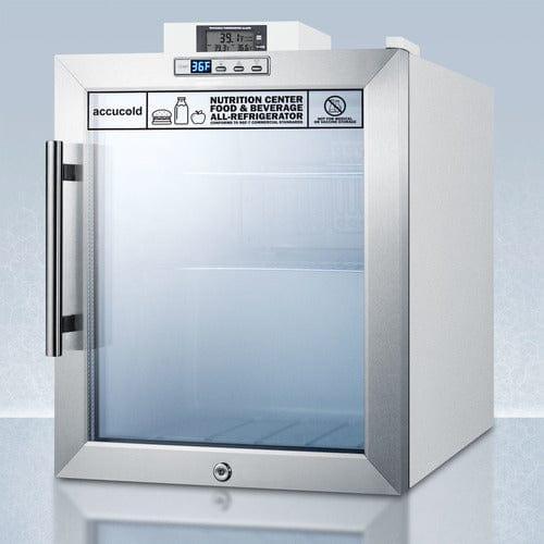 Summit Refrigerators Accucold Compact Beverage Center SCR215LNZ