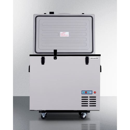 Summit Refrigerators Accucold Portable Refrigerator/Freezer with Lock SPRF86M2