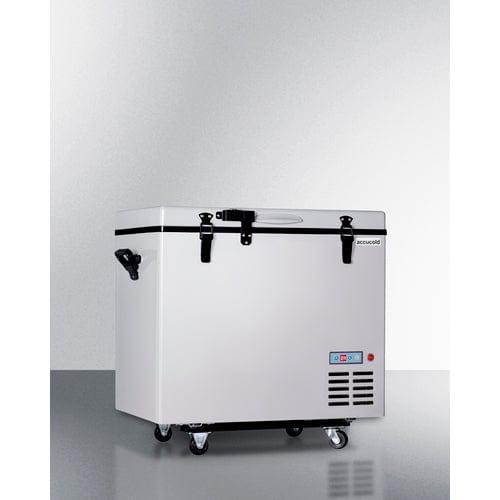 Summit Refrigerators Accucold Portable Refrigerator/Freezer with Lock SPRF86M2