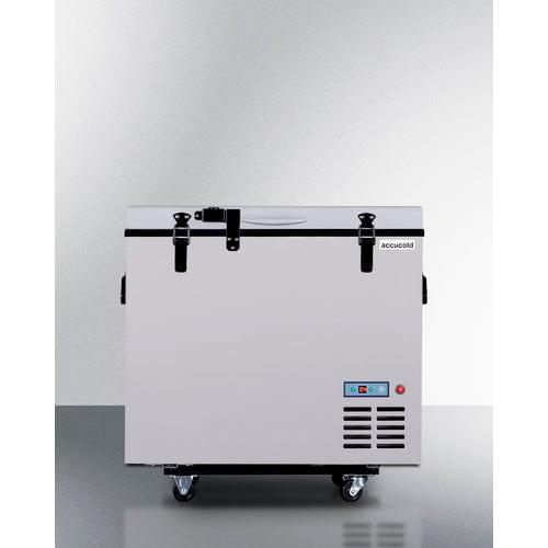 Summit Refrigerators Accucold Portable Refrigerator/Freezer with Lock SPRF86M2