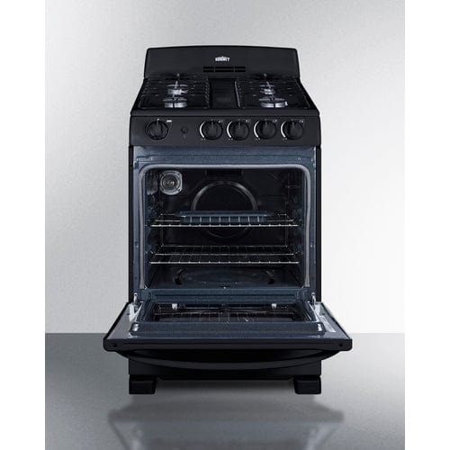 Summit Refrigerators Accucold RG2402B 24" Wide Gas Range