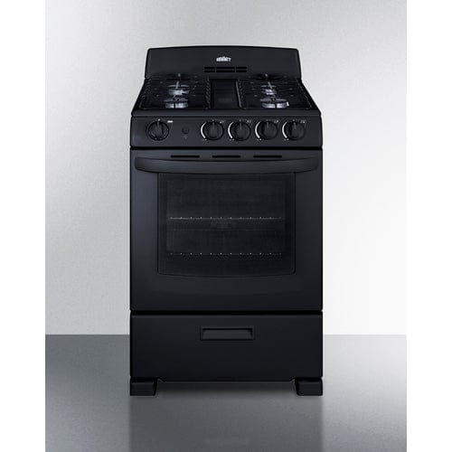 Summit Refrigerators Accucold RG2402B 24&quot; Wide Gas Range