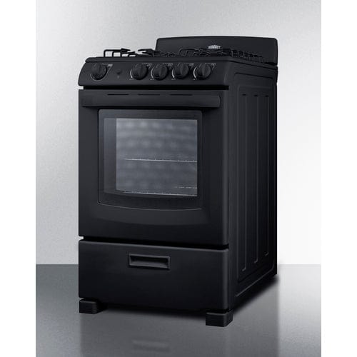 Summit Refrigerators Accucold RG2402B 24&quot; Wide Gas Range