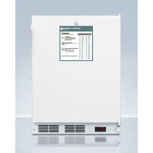 Summit Refrigerators Accucold VT65MLBIADAGP | 24" Wide Built-In All-Freezer | ADA