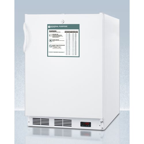 Summit Refrigerators Accucold VT65MLBIADAGP | 24" Wide Built-In All-Freezer | ADA