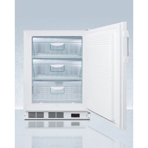 Summit Refrigerators Accucold VT65MLBIADAGP | 24" Wide Built-In All-Freezer | ADA