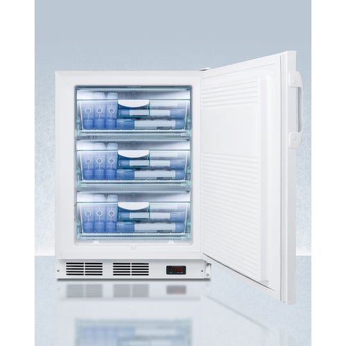 Summit Refrigerators Accucold VT65MLBIADAGP | 24" Wide Built-In All-Freezer | ADA