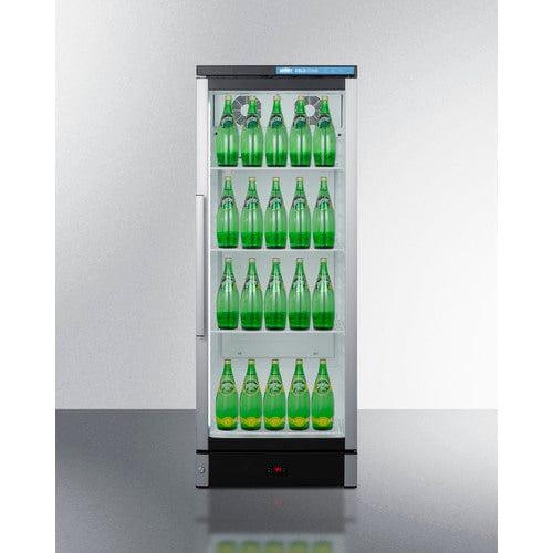 Summit Beverage Center Copy of Summit Compact Glass Door Beverage Center With Wood Trim SCR114LWP1