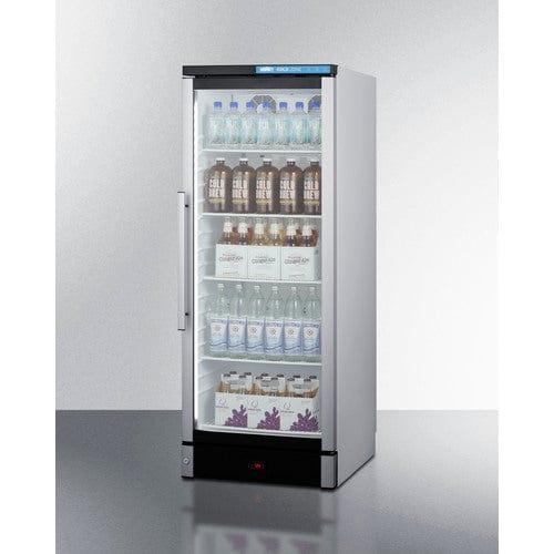 Summit Beverage Center Copy of Summit Compact Glass Door Beverage Center With Wood Trim SCR114LWP1