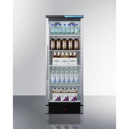 Summit Beverage Center Copy of Summit Compact Glass Door Beverage Center With Wood Trim SCR114LWP1