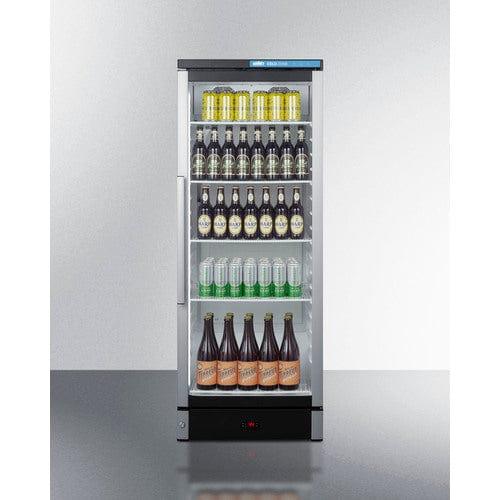Summit Beverage Center Copy of Summit Compact Glass Door Beverage Center With Wood Trim SCR114LWP1