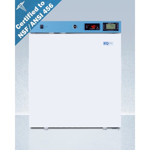 Summit Healthcare Refrigerator EQTemp 19" Wide Compact Healthcare Refrigerator, Certified to NSF/ANSI 456 Vaccine Storage Standard ACR161WNSF456