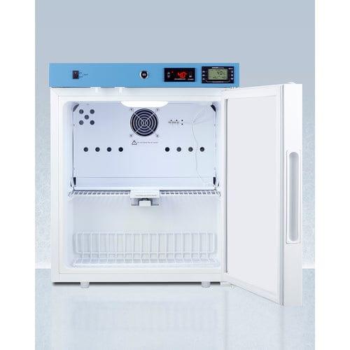 Summit Healthcare Refrigerator EQTemp 19" Wide Compact Healthcare Refrigerator, Certified to NSF/ANSI 456 Vaccine Storage Standard ACR161WNSF456