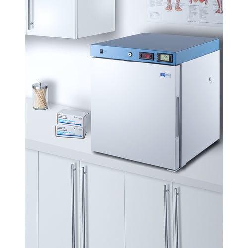 Summit Healthcare Refrigerator EQTemp 19" Wide Compact Healthcare Refrigerator, Certified to NSF/ANSI 456 Vaccine Storage Standard ACR21WNSF456