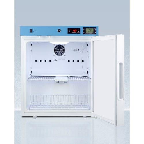 Summit Healthcare Refrigerator EQTemp 19" Wide Compact Healthcare Refrigerator, Certified to NSF/ANSI 456 Vaccine Storage Standard ACR21WNSF456