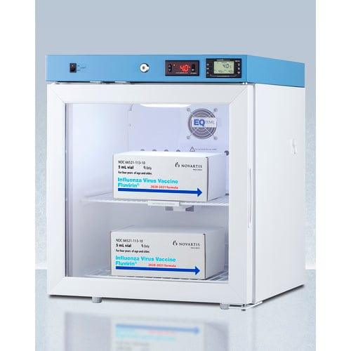 Summit Healthcare Refrigerator EQTemp 19&quot; Wide Compact Healthcare Refrigerator, Certified to NSF/ANSI 456 Vaccine Storage Standard ACR22GNSF456