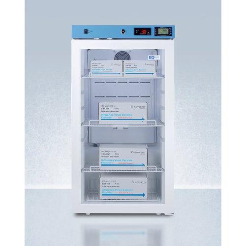 Summit Healthcare Refrigerator EQTemp 19&quot; Wide Healthcare, Certified to NSF/ANSI 456 Vaccine Storage Standard ACR32GNSF456