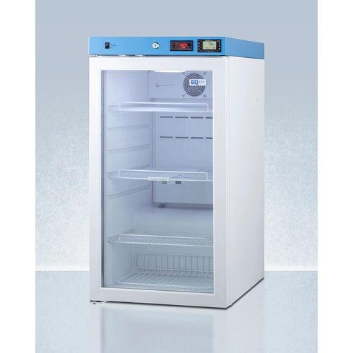 Summit Healthcare Refrigerator EQTemp 19&quot; Wide Healthcare, Certified to NSF/ANSI 456 Vaccine Storage Standard ACR32GNSF456LHD