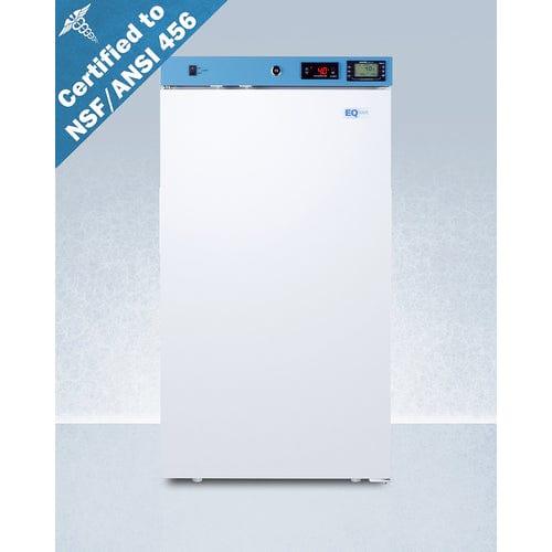 Summit Healthcare Refrigerator EQTemp 19&quot; Wide Healthcare Refrigerator, Certified to NSF/ANSI 456 Vaccine Storage Standard ACR31WNSF456