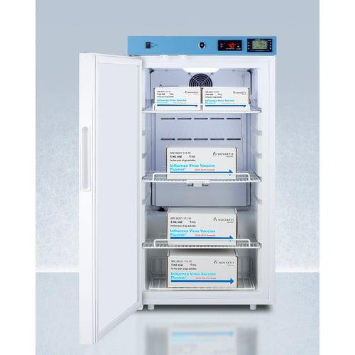 Summit Healthcare Refrigerator EQTemp 19" Wide Healthcare Refrigerator, Certified to NSF/ANSI 456 Vaccine Storage Standard ACR31WNSF456LHD