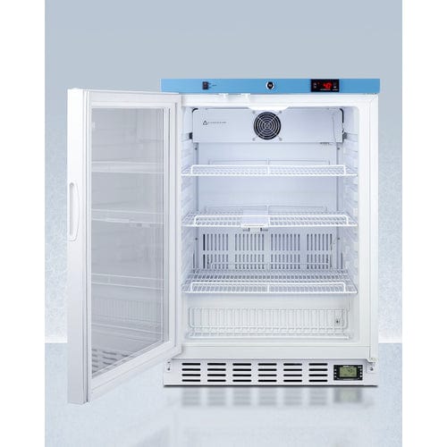 Summit Healthcare Refrigerator EQTemp 24&quot; Wide Built-In Healthcare Refrigerator ACR52GLHD
