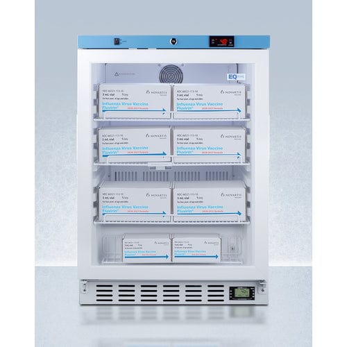 Summit Healthcare Refrigerator EQTemp 24&quot; Wide Built-In Healthcare Refrigerator ACR52GLHD
