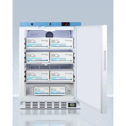 Summit Healthcare Refrigerator EQTemp 24&quot; Wide Built-In Healthcare Refrigerator, Certified to NSF/ANSI 456 Vaccine Storage Standard ACR51WNSF456