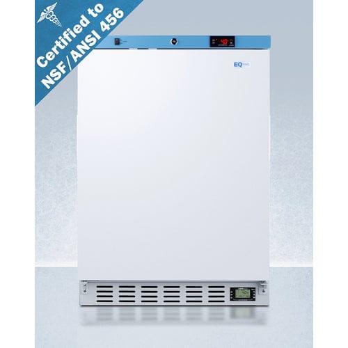 Summit Healthcare Refrigerator EQTemp 24&quot; Wide Built-In Healthcare Refrigerator, Certified to NSF/ANSI 456 Vaccine Storage Standard ACR51WNSF456