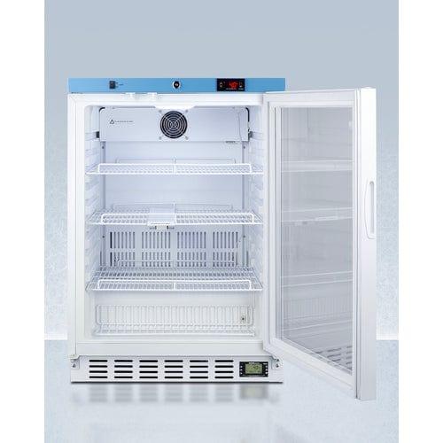 Summit Healthcare Refrigerator EQTemp 24" Wide Built-In Healthcare Refrigerator, Certified to NSF/ANSI 456 Vaccine Storage Standard ACR52GNSF456