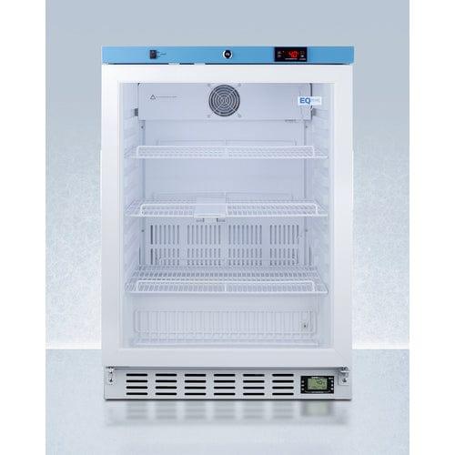 Summit Healthcare Refrigerator EQTemp 24" Wide Built-In Healthcare Refrigerator, Certified to NSF/ANSI 456 Vaccine Storage Standard ACR52GNSF456