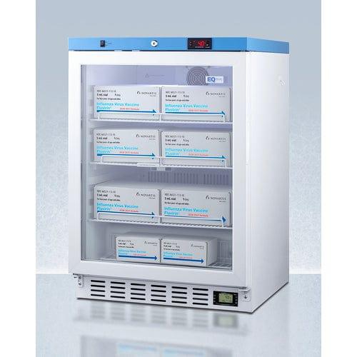 Summit Healthcare Refrigerator EQTemp 24" Wide Built-In Healthcare Refrigerator, Certified to NSF/ANSI 456 Vaccine Storage Standard ACR52GNSF456
