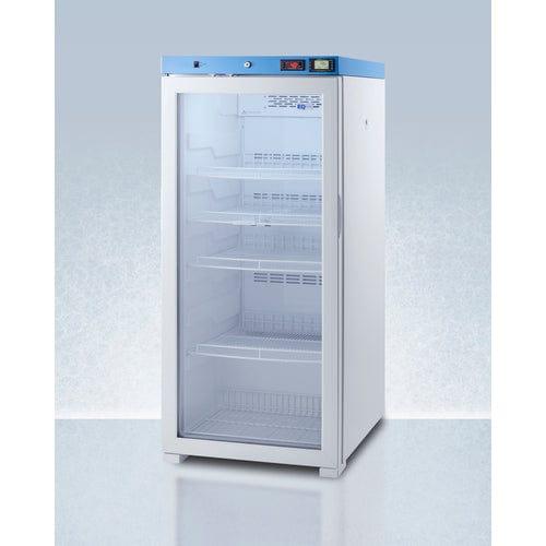 Summit Healthcare Refrigerator EQTemp 24&quot; Wide Upright Healthcare Refrigerator, Certified to NSF/ANSI 456 Vaccine Storage Standard ACR1012GNSF456LHD